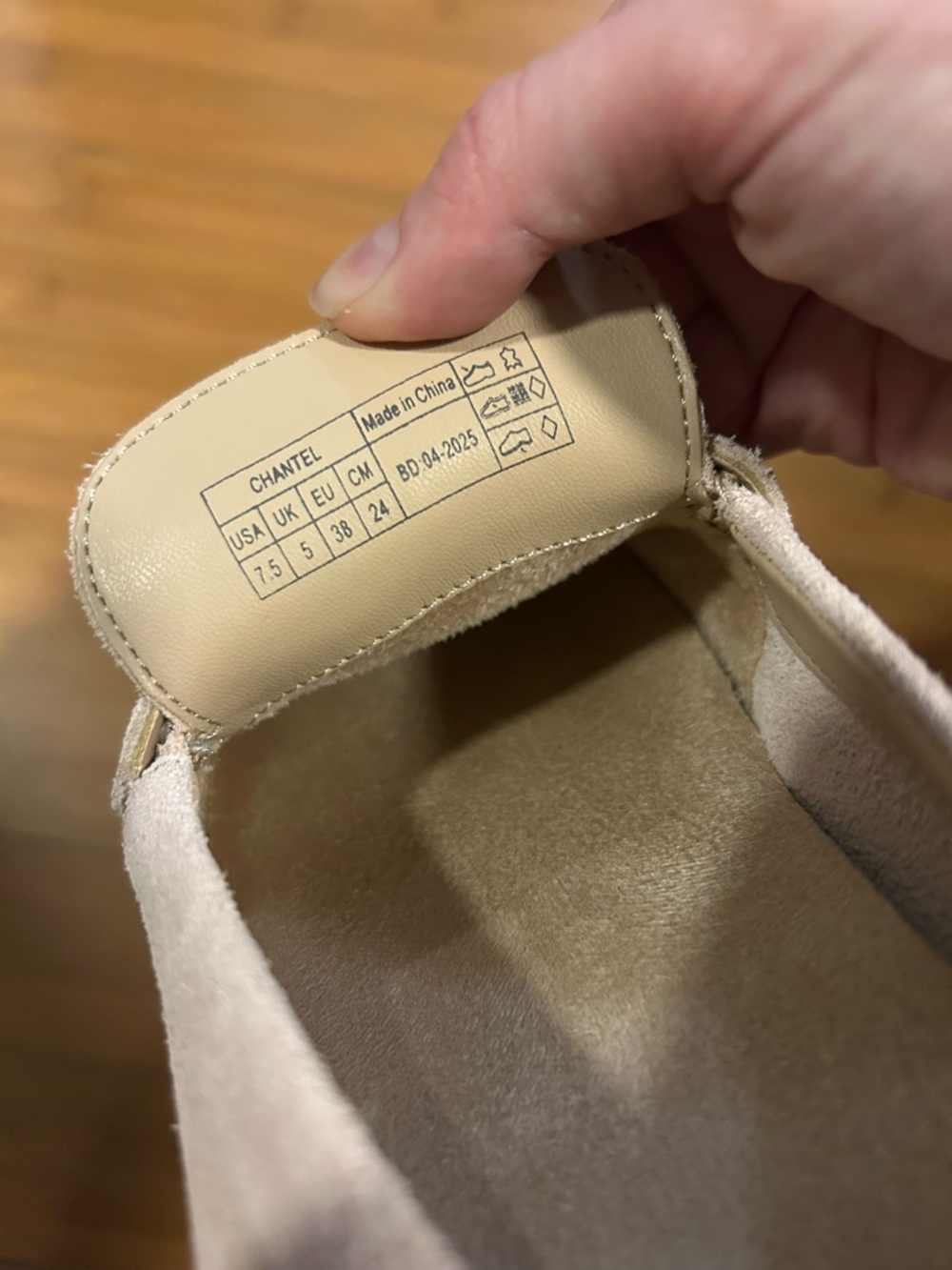 Vionic Pale Pink Suede Penny Loafers - Picture 5 of 6